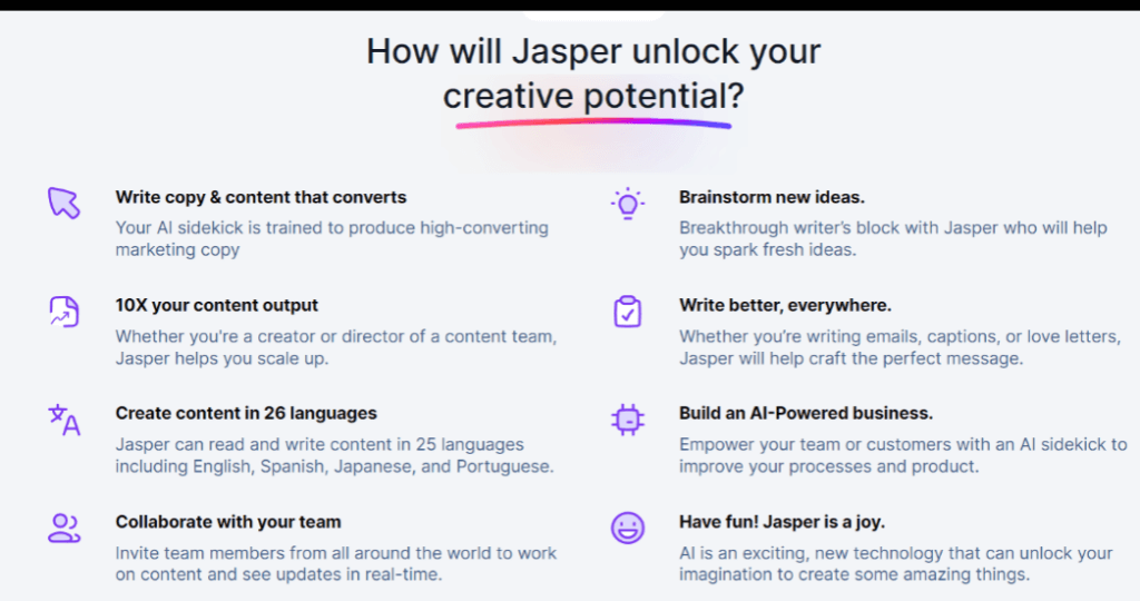 Best AI Copywriting Jasper