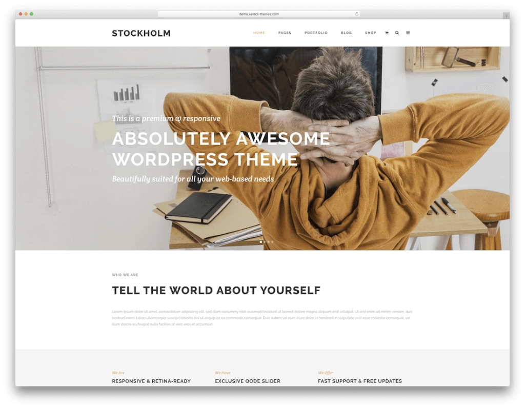 Stockholm Fastest WordPress Themes